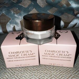 NEW x 2 Charlotte Tilbury - Charlotte's Magic Cream with hyaluronic acid 15ml ea